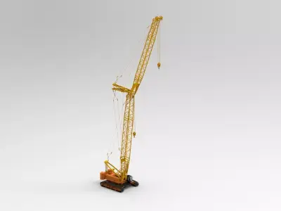 crawler crane 3D model purchase