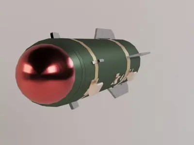 AGM-114 Hellfire Low-poly 3D model