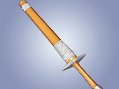 Anime Sword Low-poly 3D model purchase