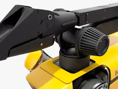 SpotMini Boston Dynamics with Manipulator Rigged 3D model