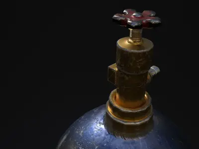 Gas tank  3D model purchase