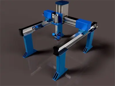 Gantry Robot 3D model buy