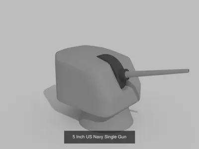 Navy Guns Pack 3D Model Collection