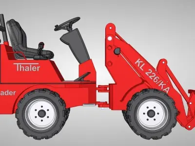 Hoftrack Thaler Lader 226KA 3D model