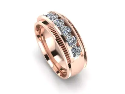Ring diamond Free 3D model get