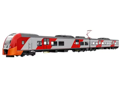 Siemens Desiro Rus Lastochka 3D model