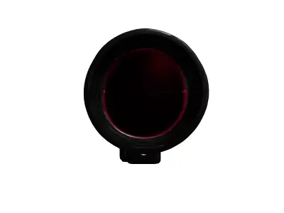 Tactical Rifle Scope Optic Sight Low-poly 3D model