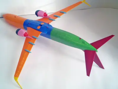 171114 Model kit Boeing 737-900 Split Scimitar Up 3D print model