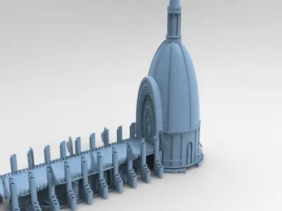 Emperor Government Walkways 1 3D model