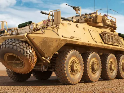 Light Armored Vehicle LAV-25 3D model