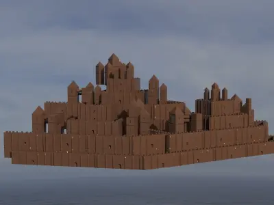 Castle model Toy 3D model