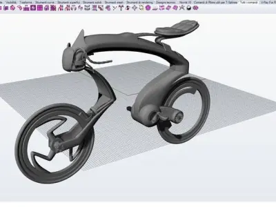 FantasyBike bicycle with seat Free 3D model