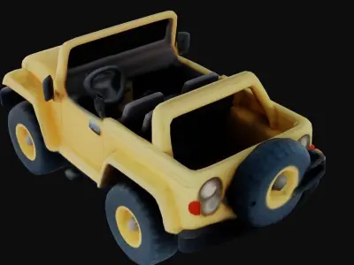 Sunny Rover Low-poly 3D model