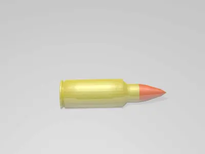 Bullet Free low-poly 3D model order