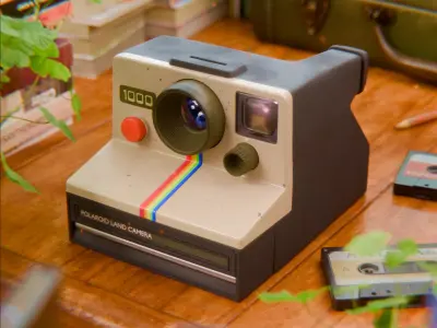 Polaroid Camera 3D model
