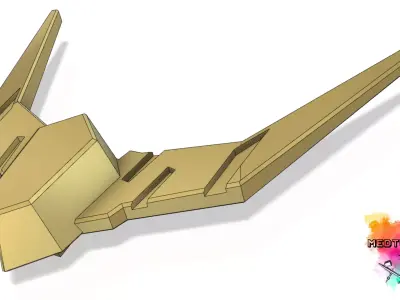 Vfin GUNDAM Barbatos Bandai spare parts 3D print model