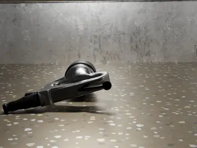 Pneumatic Aircraft Rivet Hammer 3D model