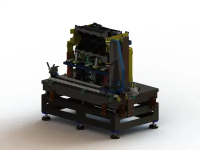 Position Checking Gauge for Cylinder Block 3D model