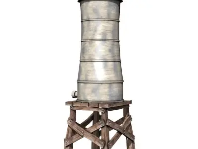 Water Tower 3D model buy
