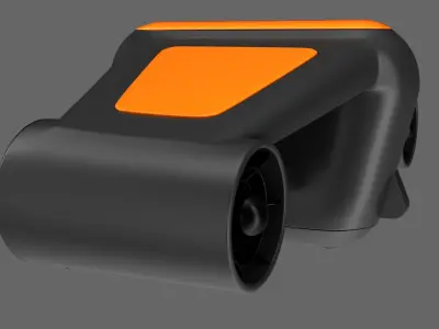 Underwater Scooter 3D model by denzer01
