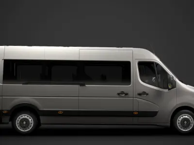 Renault Master L3H2 Minibus 2020 3D model
