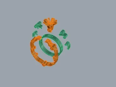 Caravaggio Ring  3D print model