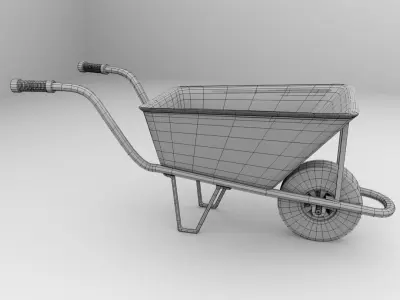 Wheelbarrow - 3D model buy
