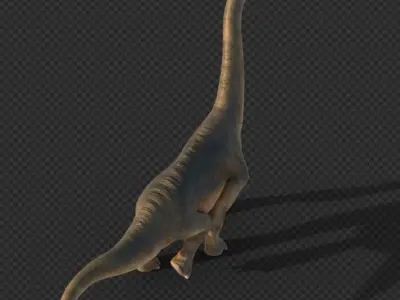 Brachiosaurus dinosaur Low-poly 3D model buy