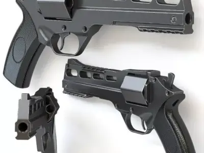 Revolver future 3D model