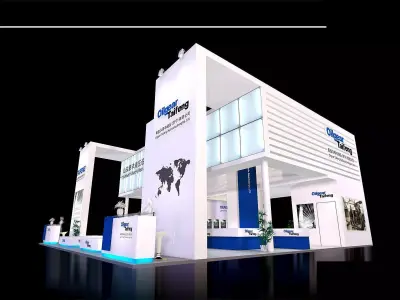 Exhibition - Size - 15X15-3DMAX2009-0027 3D model