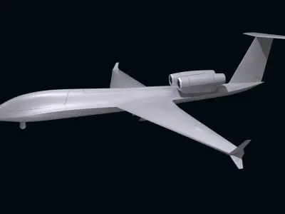 CH-6 UCAV 3D model