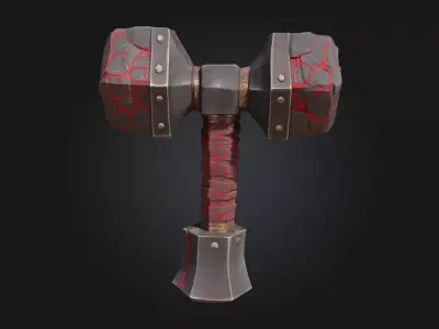 Mythic Battle Axe 3D model