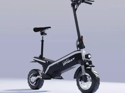 Electric scooter Prototype Ready 3D model