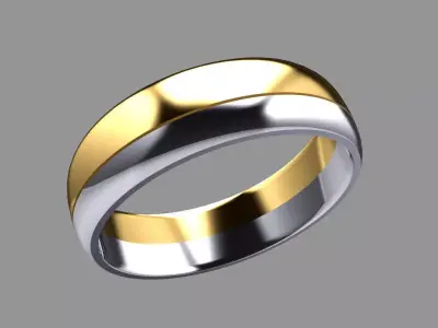 Wedding Rings For Men 3D print model