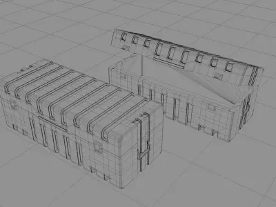 storage box design 3D model