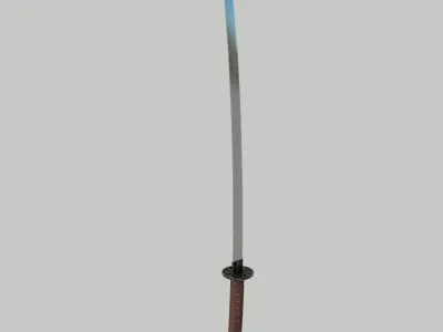 Samurai katana Free 3D model