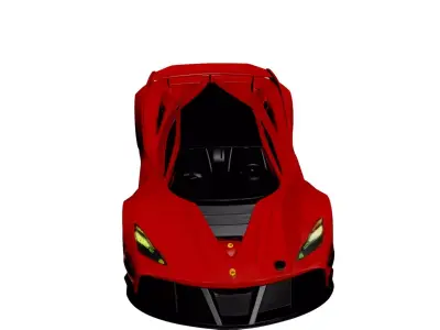 Concept Premium Hyper Vehicle Futuristic Ultra Performance  3D model