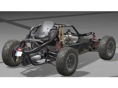 PUBG BUGGY 3D print model