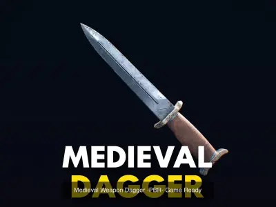 Medieval Weapon Bundle with weapon Rack - PBR - Game Ready 3D Model Pack