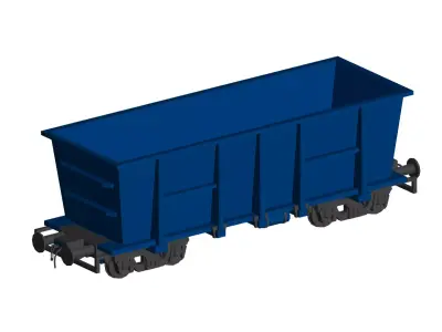 train wagon  3D model