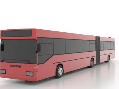 Mercedes-Benz O405GN Low Low-poly 3D model