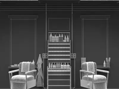 Baber shop 5 3D model