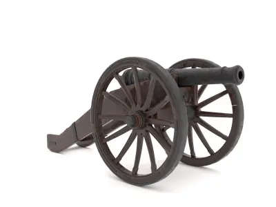realistic cannon 3D model