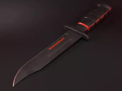 Military Knife  3D model