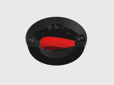 Piper PA28 Fuel Selector for Flight Simulator 3D print model