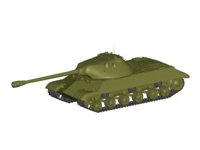 IS-3 tank 3D model
