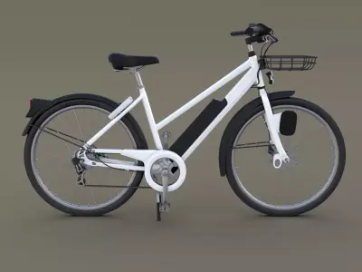 Electric Bicycle 3D model get