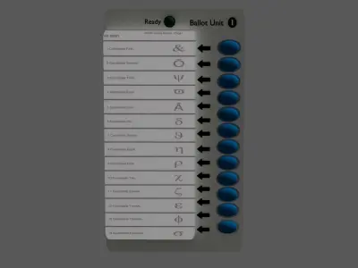 EVM kit For Election  3D model