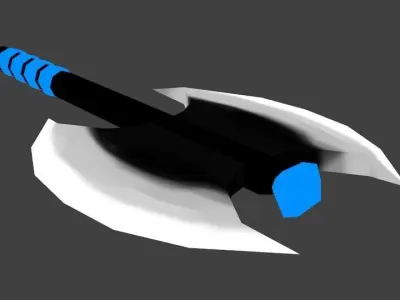 Dual Wedge Hand Axe 3D model