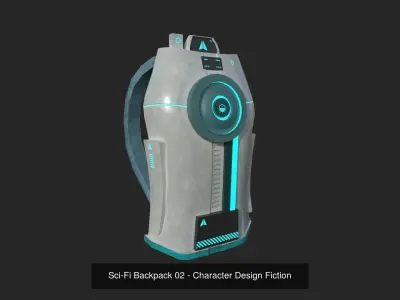 05 Sci-Fi Backpack Pack - Asset Character Design purchase